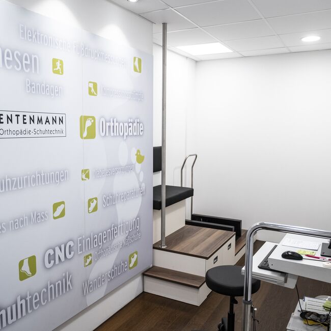 Schuhtechnik Entenmann - unsere Maßkabine